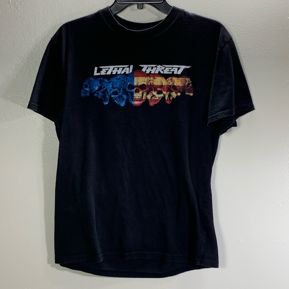 Lethal Threat apparel tee Men’s M black short sleeve